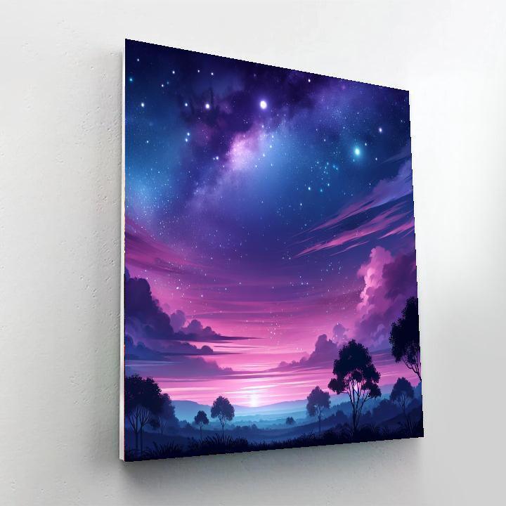 Celestial Dusk Illumination Paint By Number