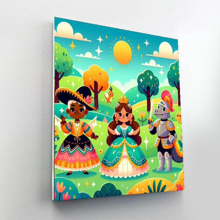 Adventure In Fairy Tale Land Number Painting