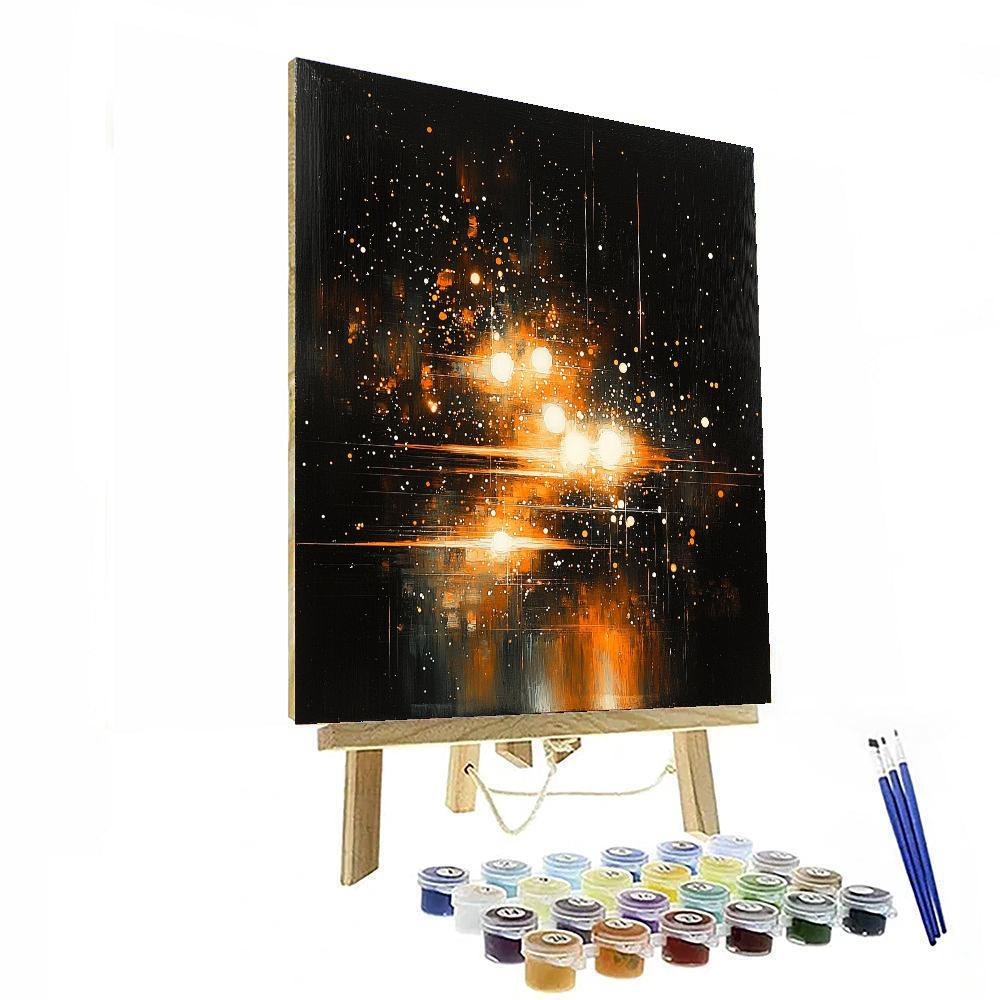 Caravaggio Inspired Ethereal Light Dance  Paint By Color