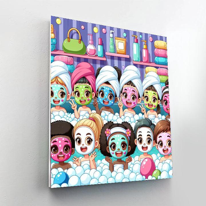 Bubbly Spa Day Numbered Painting Kits