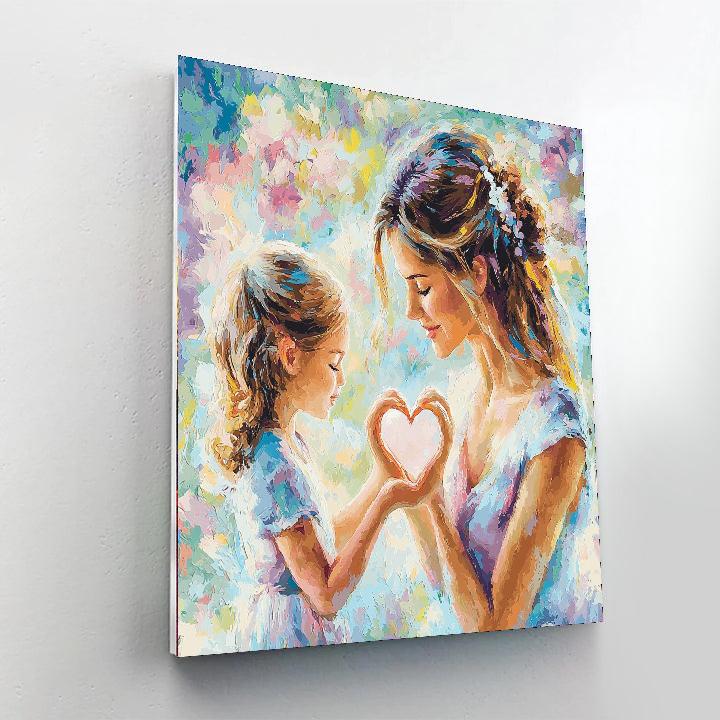 Mother's Heart Painting Number Kit