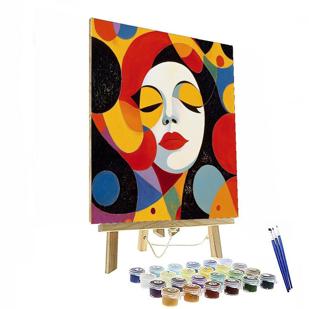 Joan Miró Inspired Abstract Utopia  Paint By Color