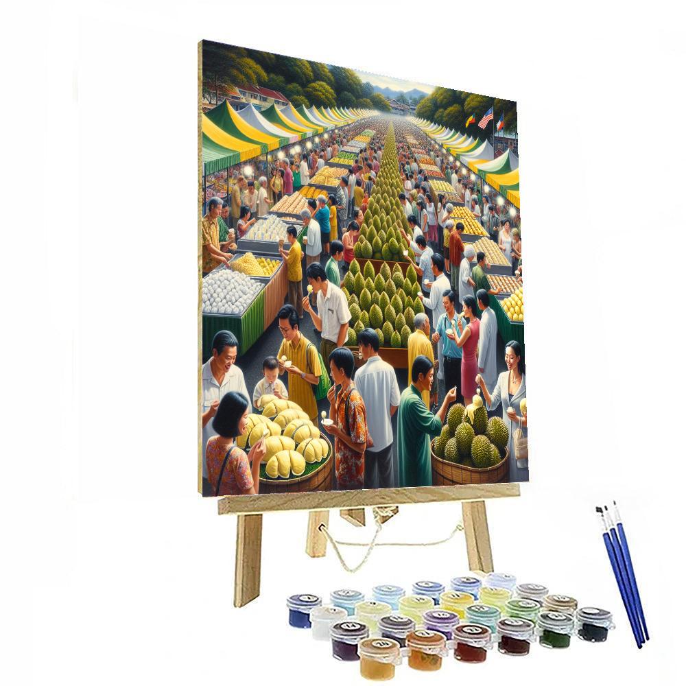 Durian Festival - Davao City Painting Number Kit