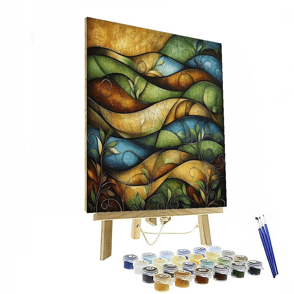 Matisse Inspired Patterns of the Earth - DIY Painting By Numbers Kit