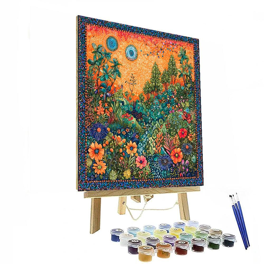 Frida Kahlo Inspired Realm Of Resilient Dreams  Painting By Numbers Kit