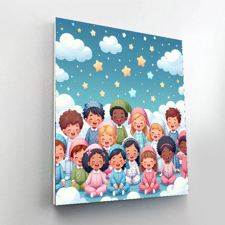 Dreamland Slumber Party Painting By Numbers Kit