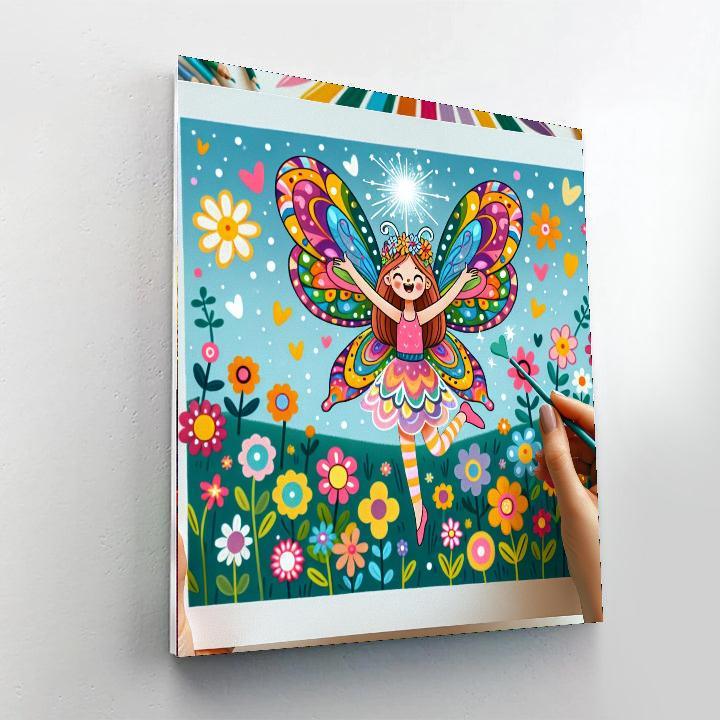 Frolicking Fairy Numbered Painting Kits