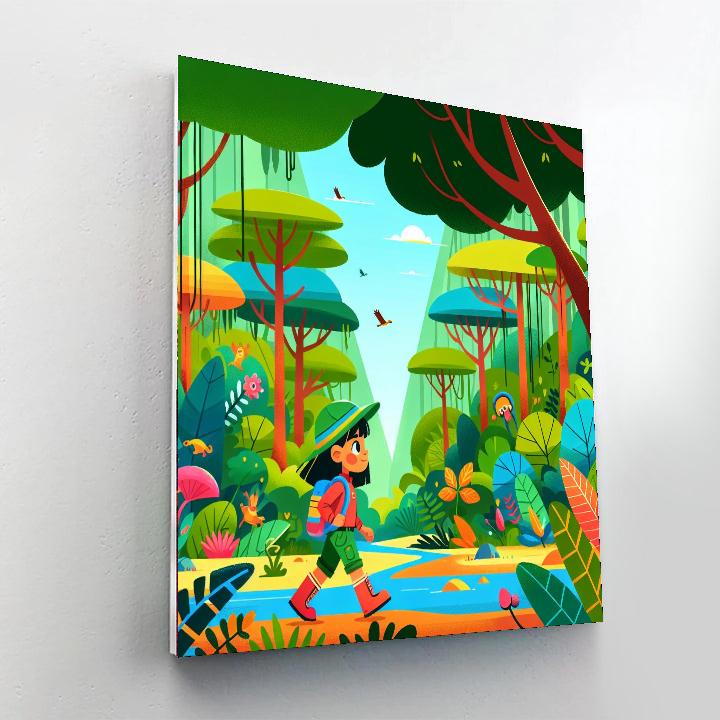 Explorer's Rainforest Expedition Numbered Painting Kits