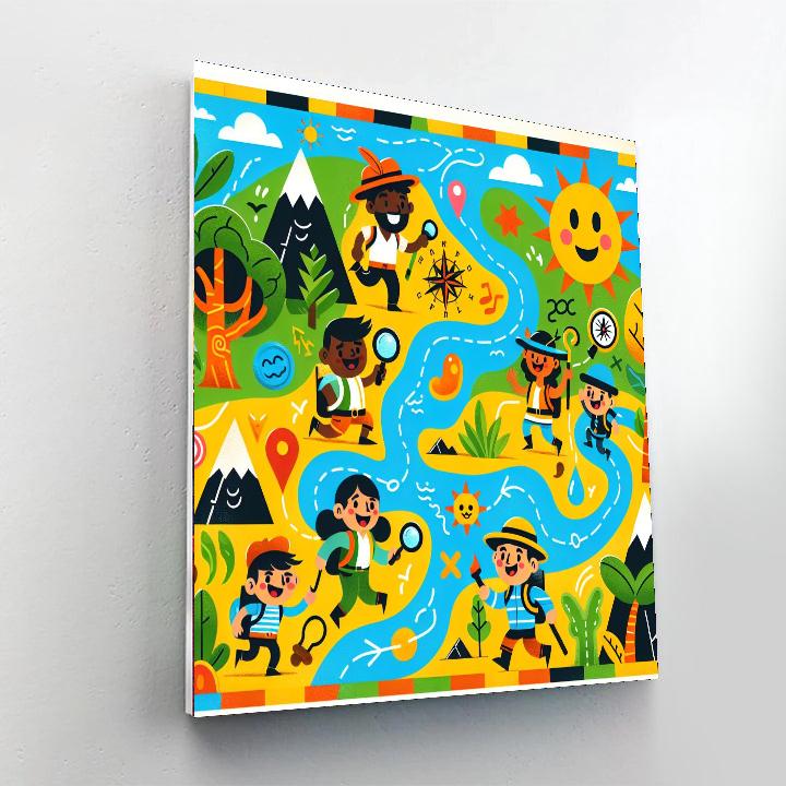 The Adventure Of The Lost Treasure DIY Paint By Numbers