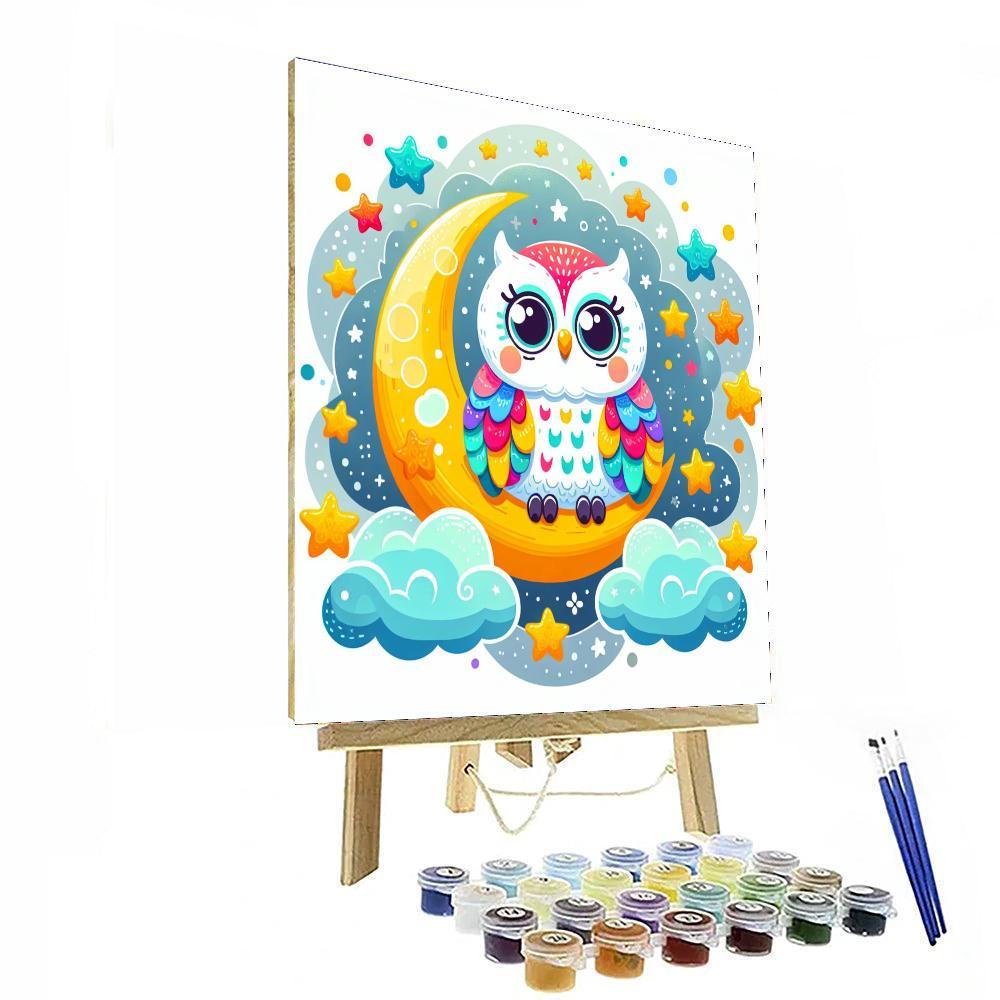Happy Hoots Number Painting