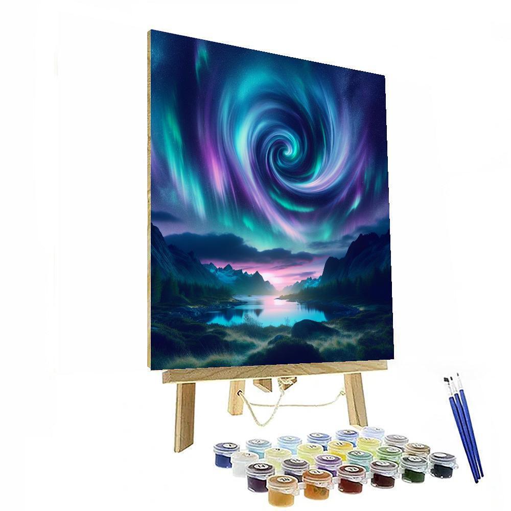 Breathtaking Aurora Skies Paint By Color