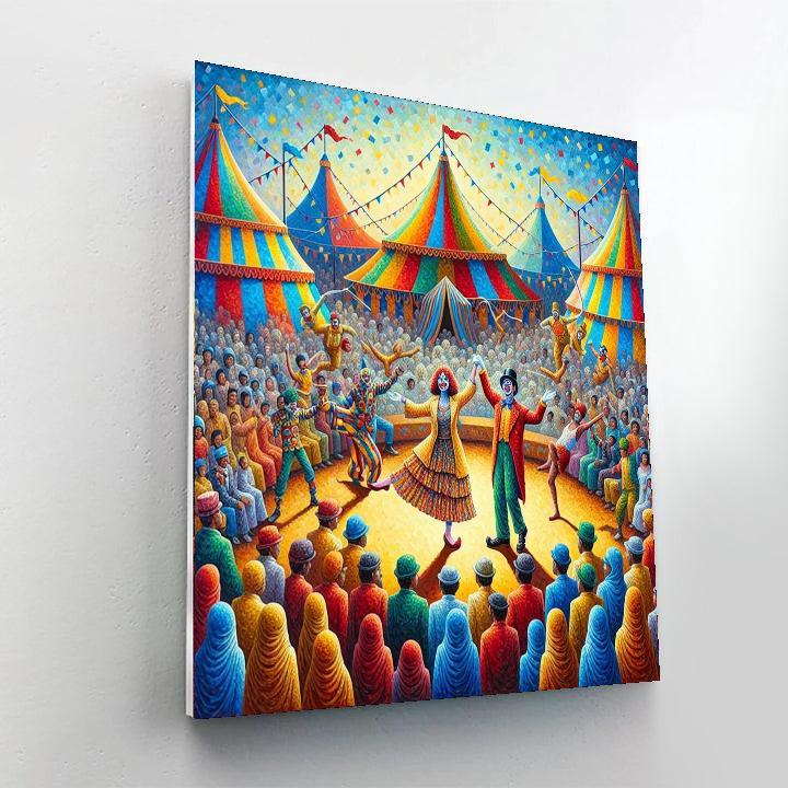 Joyous Circus Celebration Paint By Numbers