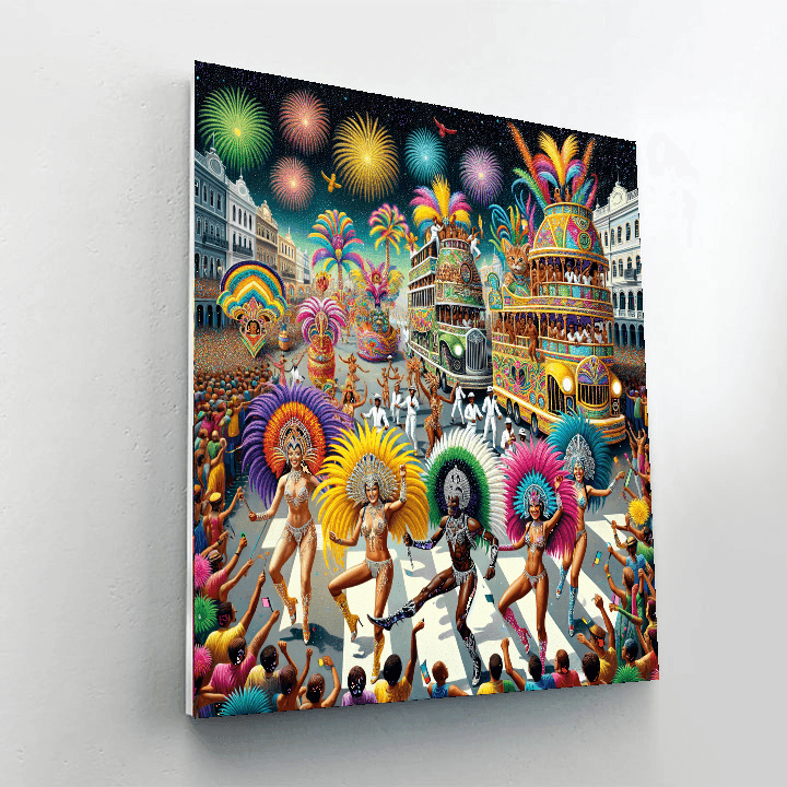 Carnival Of Rio - Brazil Paint By Numbers