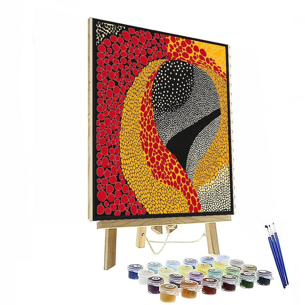 Yayoi Kusama Inspired Abstract Continuum  Paint By Numbers