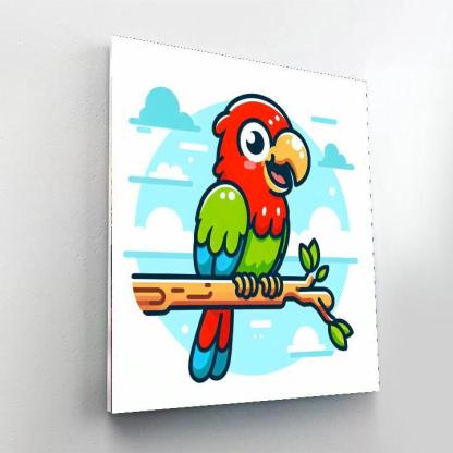 Funky Parrot Paint By Numbers Kits