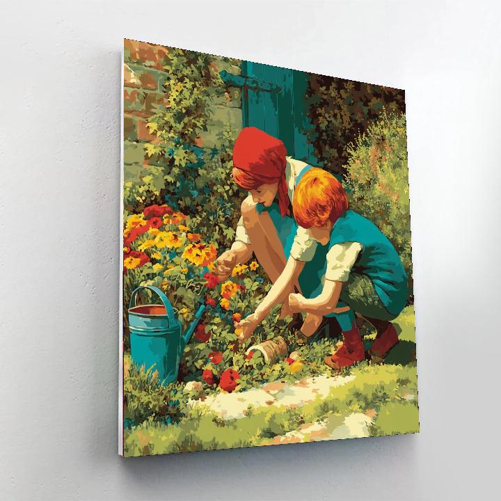 In The Garden Of Love Number Painting