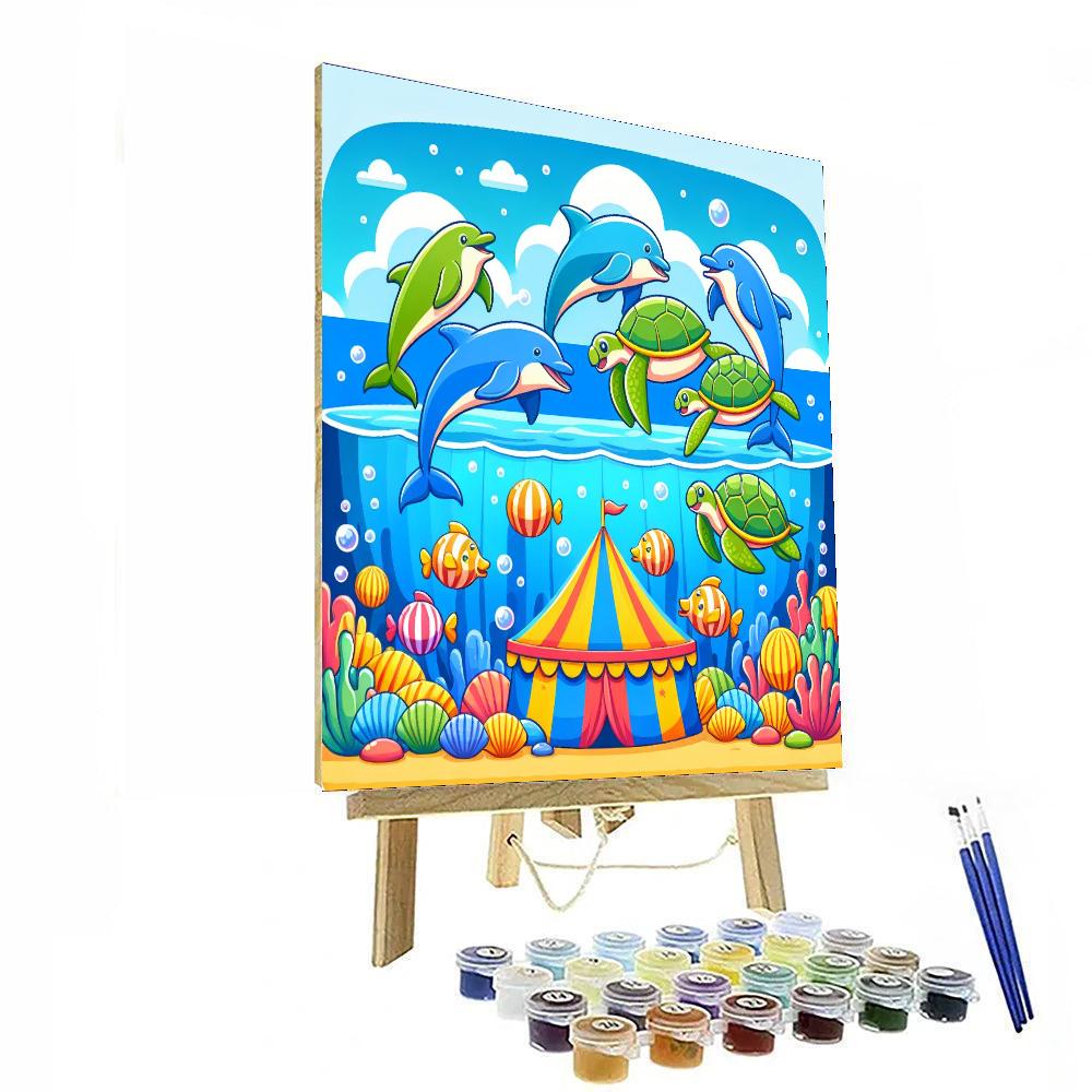 Underwater Circus Spectacle Paint By Number