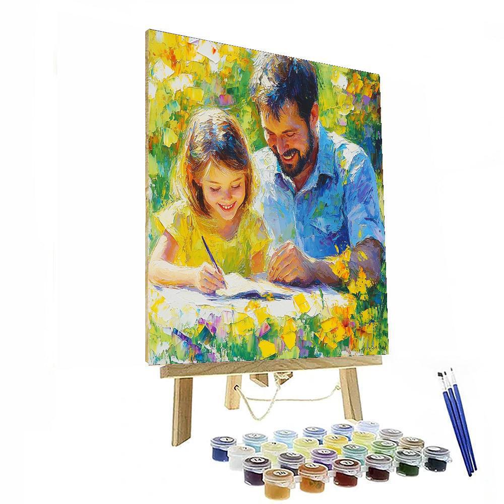 Mom's Loving Hands Paint By Color