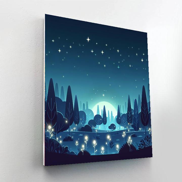 Ethereal Enchanted Evening Paint By Color