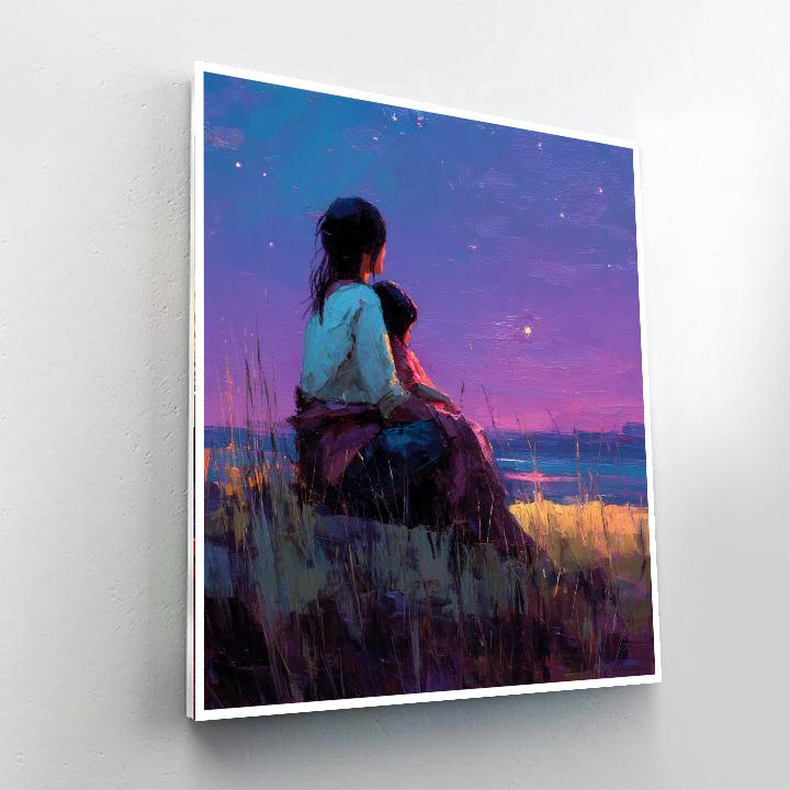 Twilight's Tender Hug Paint By Color