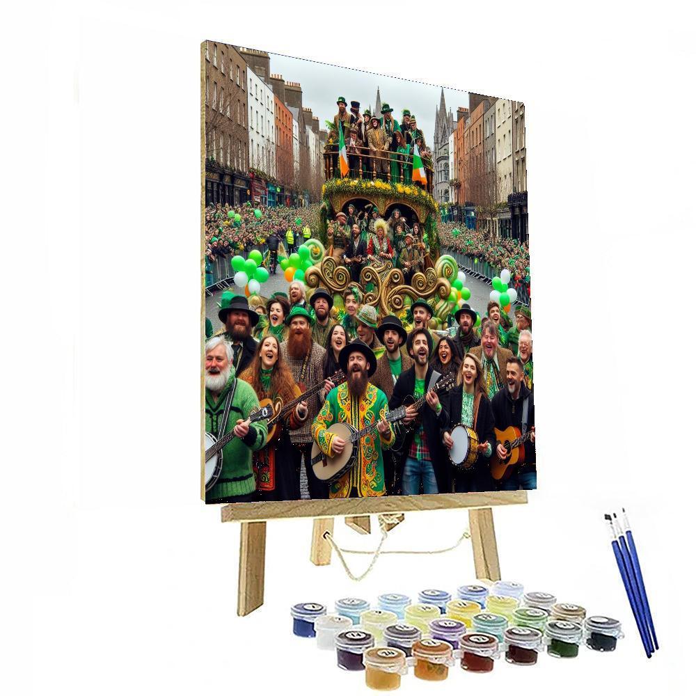 St Patrick's Day - Dublin, Ireland DIY Paint By Numbers