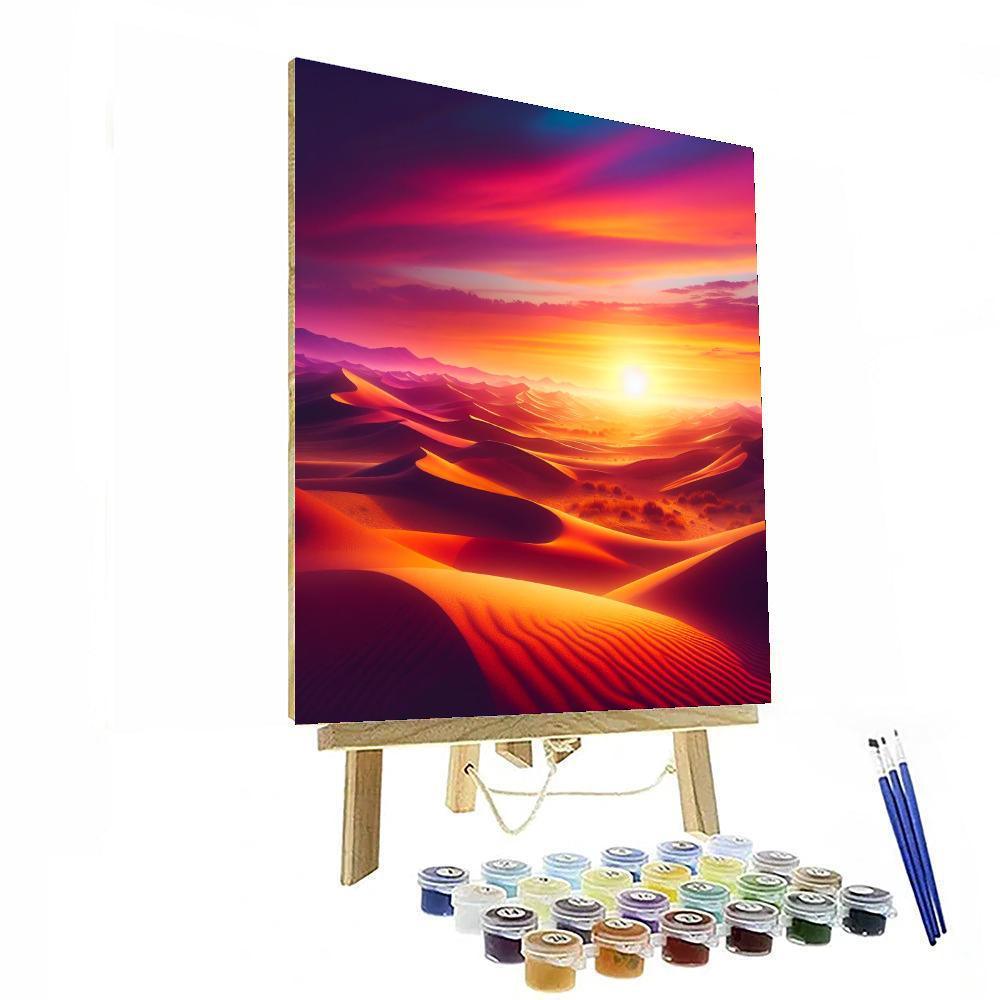 Magical Desert Dunes Number Painting