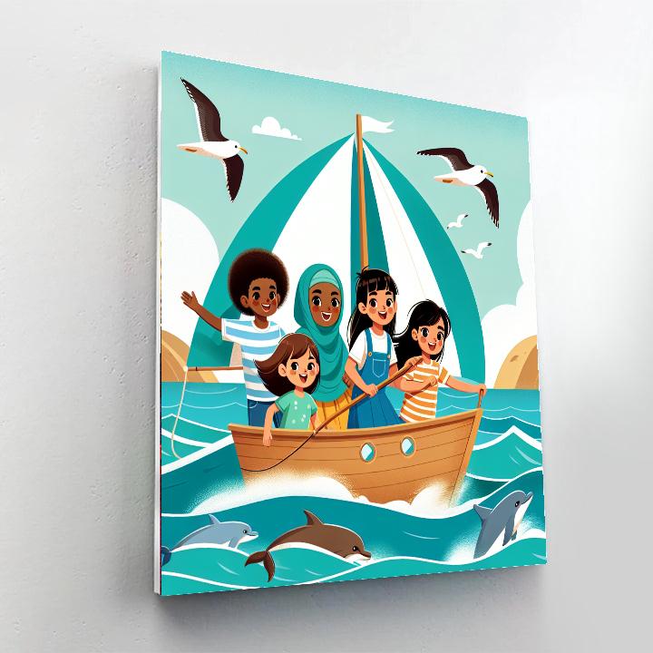 Sailing Adventure Seafarers Paint By Numbers Art