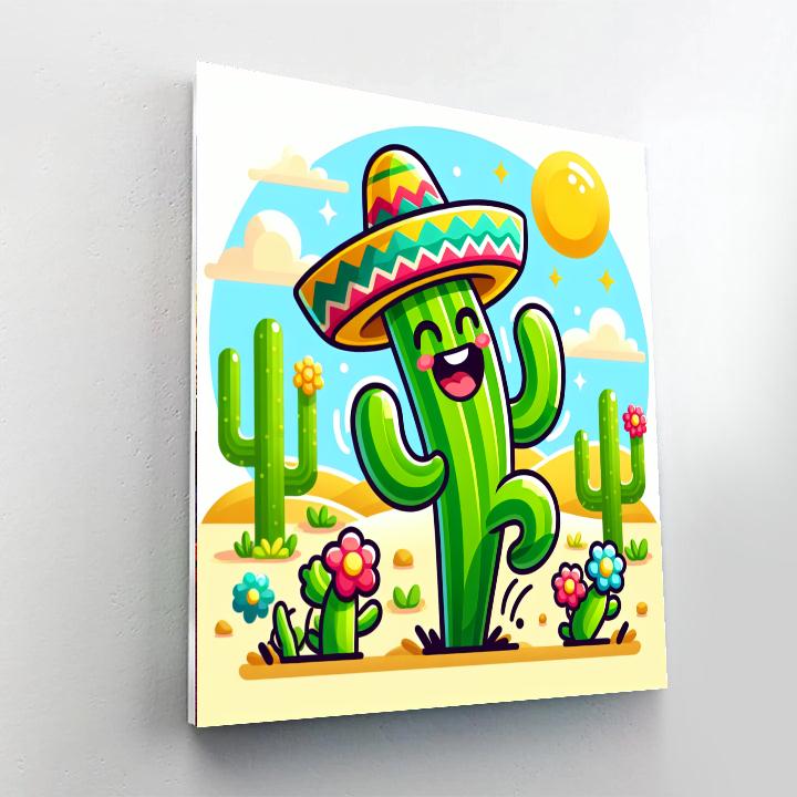 Dancing Cactus Paint By Numbers Kits