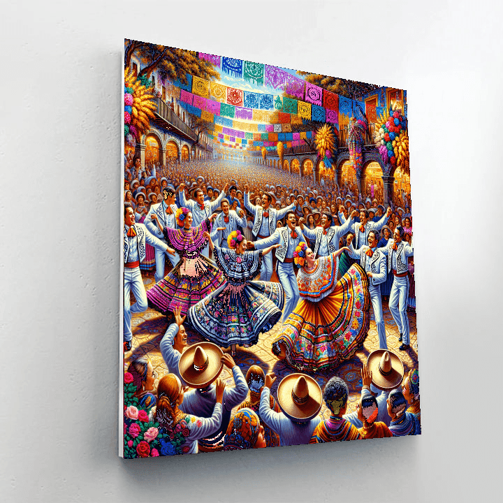 Guelaguetza - Mexico Number Painting