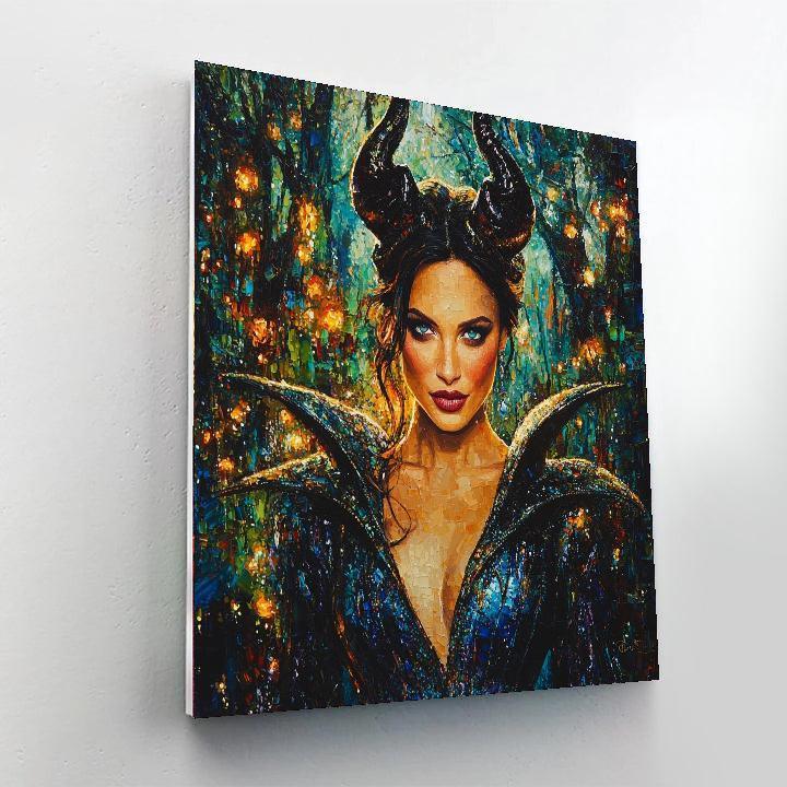 Angelina Jolie: The Guardian Of Justice As Maleficent Paint By Numbers Kits