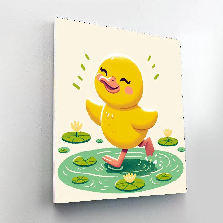 Dancing Duck Painting By Numbers Kit