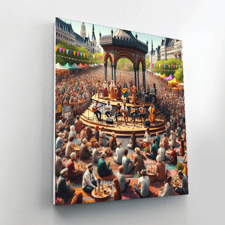 Budapest Spring Festival - Hungary DIY Paint By Numbers