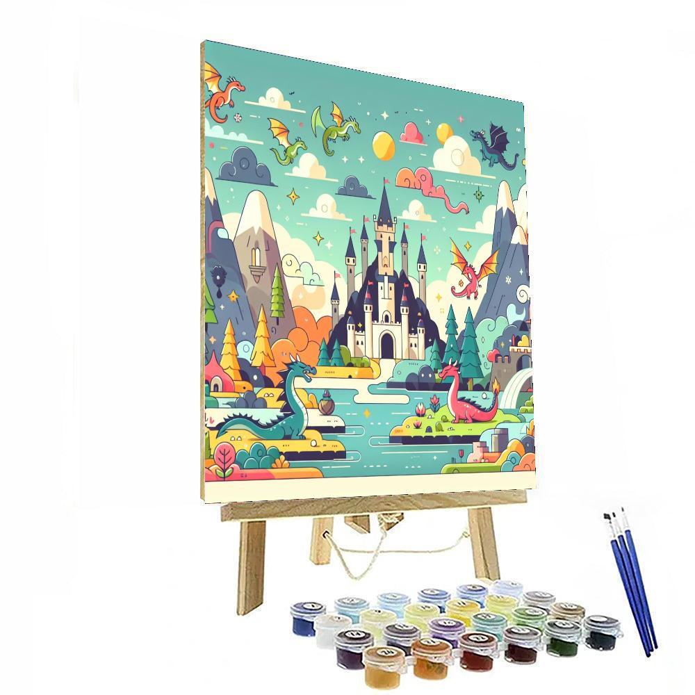 Imaginative Fantasy Realm Painting Number Kit