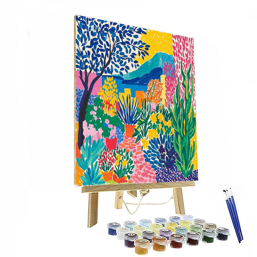 Henri Matisse Inspired City Garden  Paint By Number