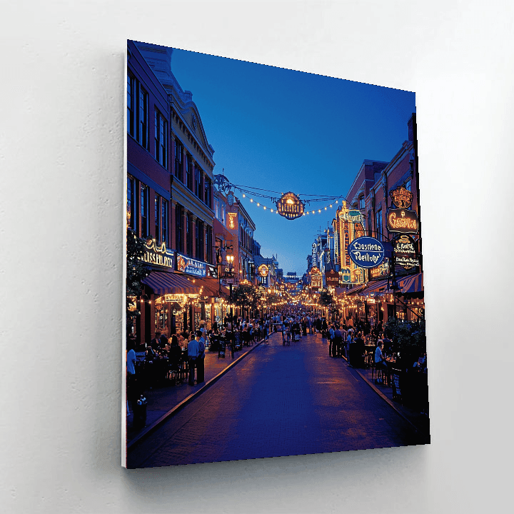 Gaslamp Quarter Number Painting