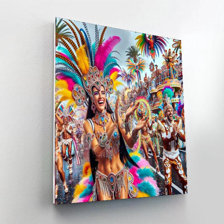 Canary Islands Carnival - Spain Number Painting
