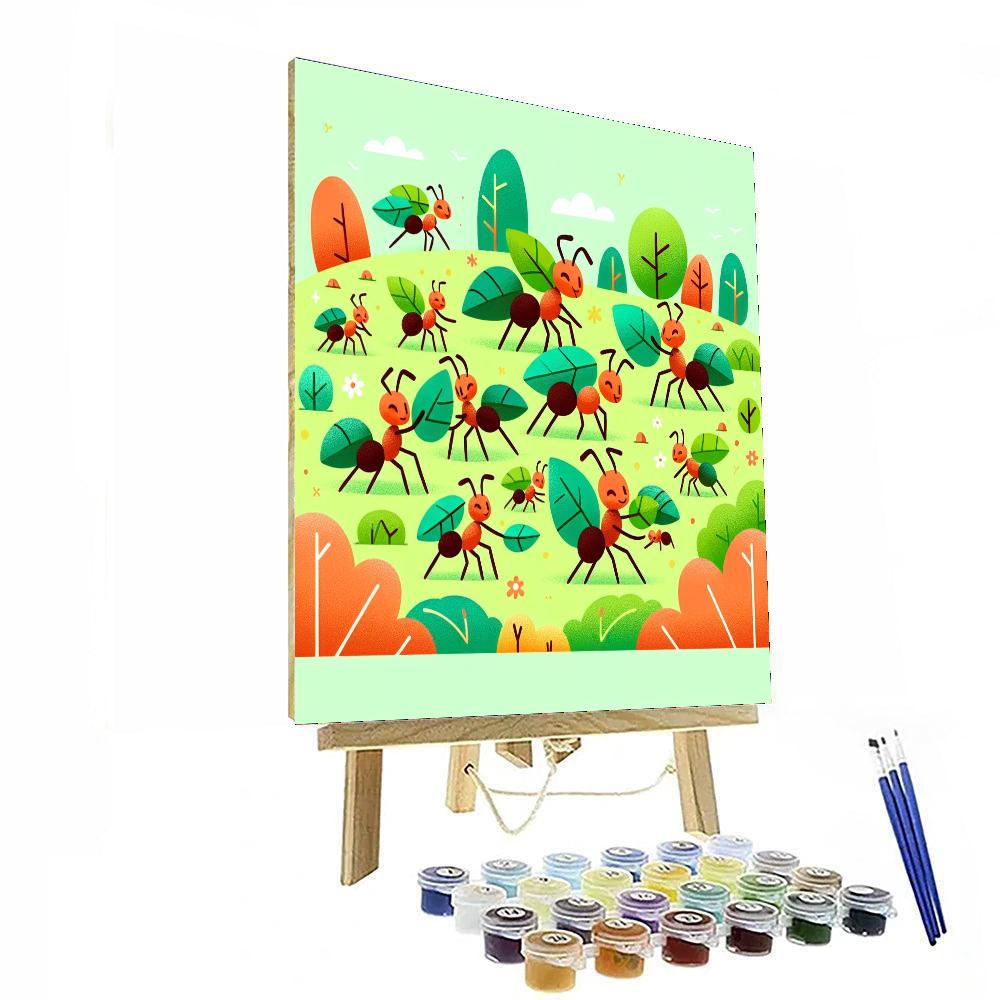 Adventurous Ant Expedition Number Painting
