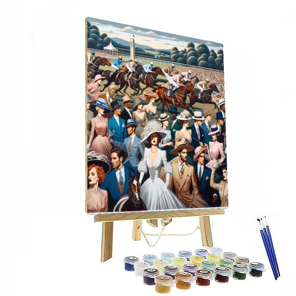 Flemington Racecourse Spring Racing Carnival Paint By Number