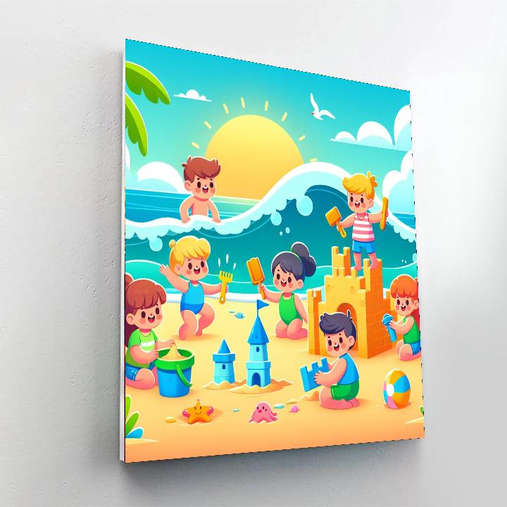 Sunny Island Escape DIY Paint By Numbers