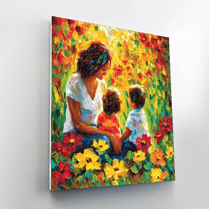 Mom’s Heart Garden Painting Number Kit