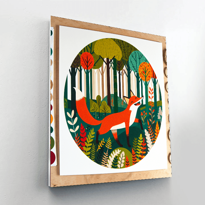 Fox's Hidden Haven Paint By Color