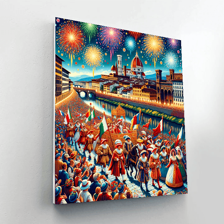 Festa Di San Giovanni - Florence, Italy Paint By Number