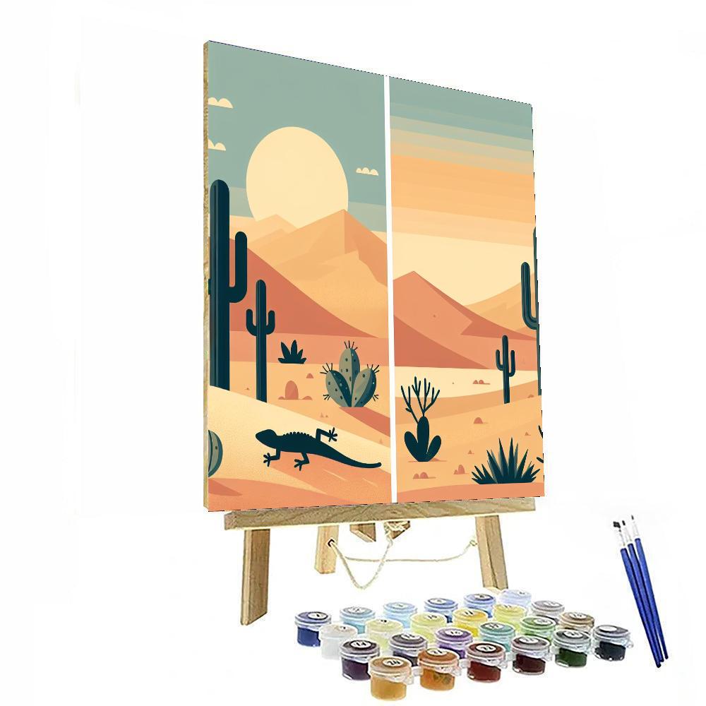 Desert Delight Painting Number Kit