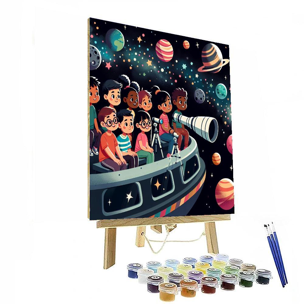 Wonders Of The Solar System Paint By Numbers