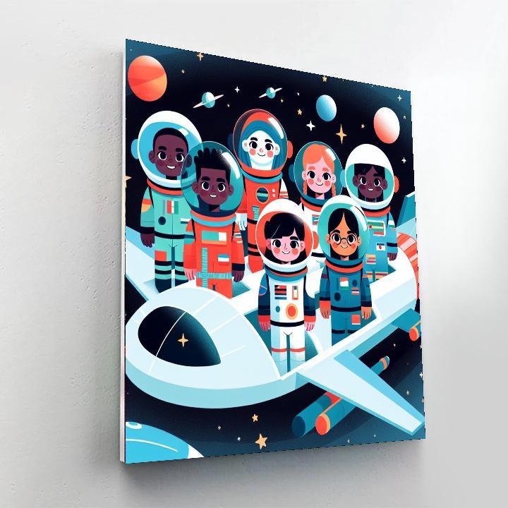 Starry Space Voyage Paint By Number