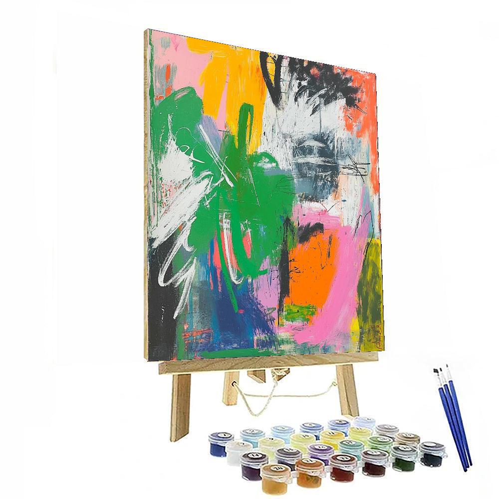 Jean-Michel Basquiat Inspired The Spectrum Of Dreams  Paint By Numbers Kits