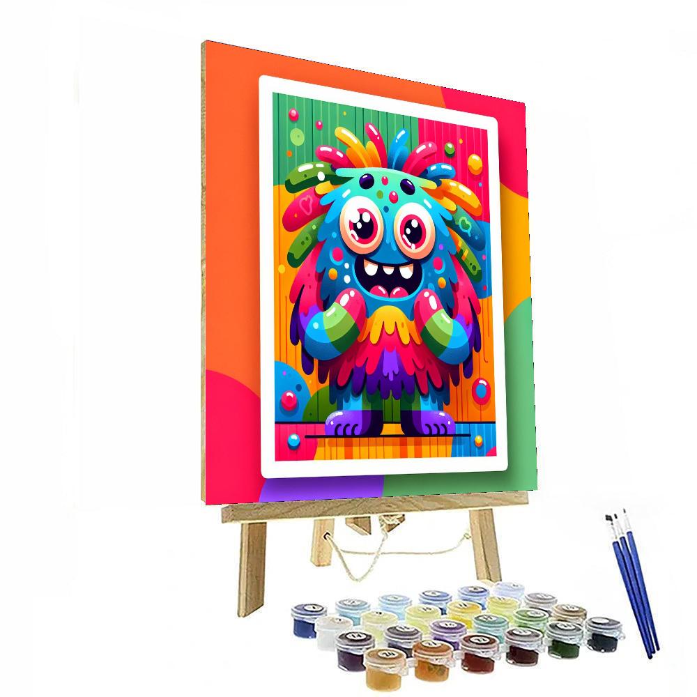 Giggly Monster Numbered Painting Kits