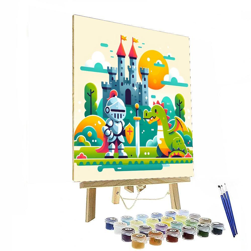 Knights Of Valor Paint By Color