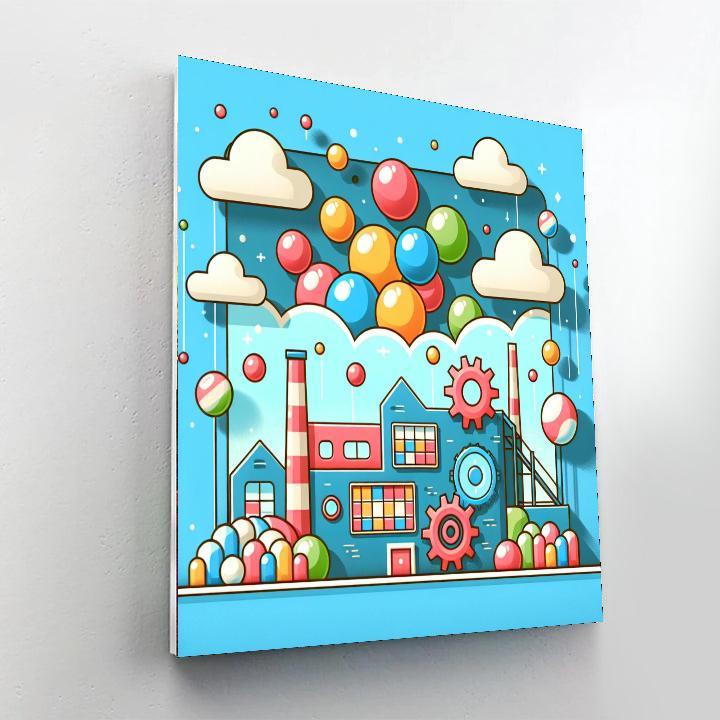 Bubblegum Fun Factory Painting Number Kit