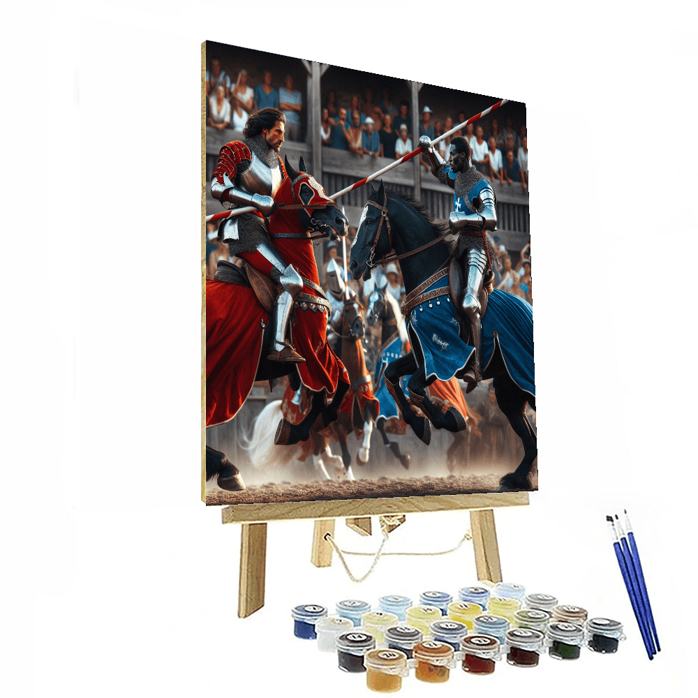 Dynamic Medieval Tournament Paint By Color